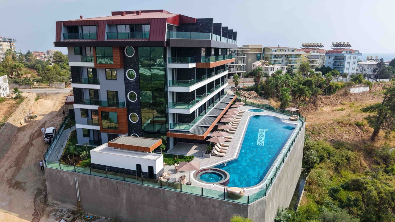 Роскошные апартаменты и дуплексы с видом на море в Кестеле – жемчужине Турецкой Ривьеры
