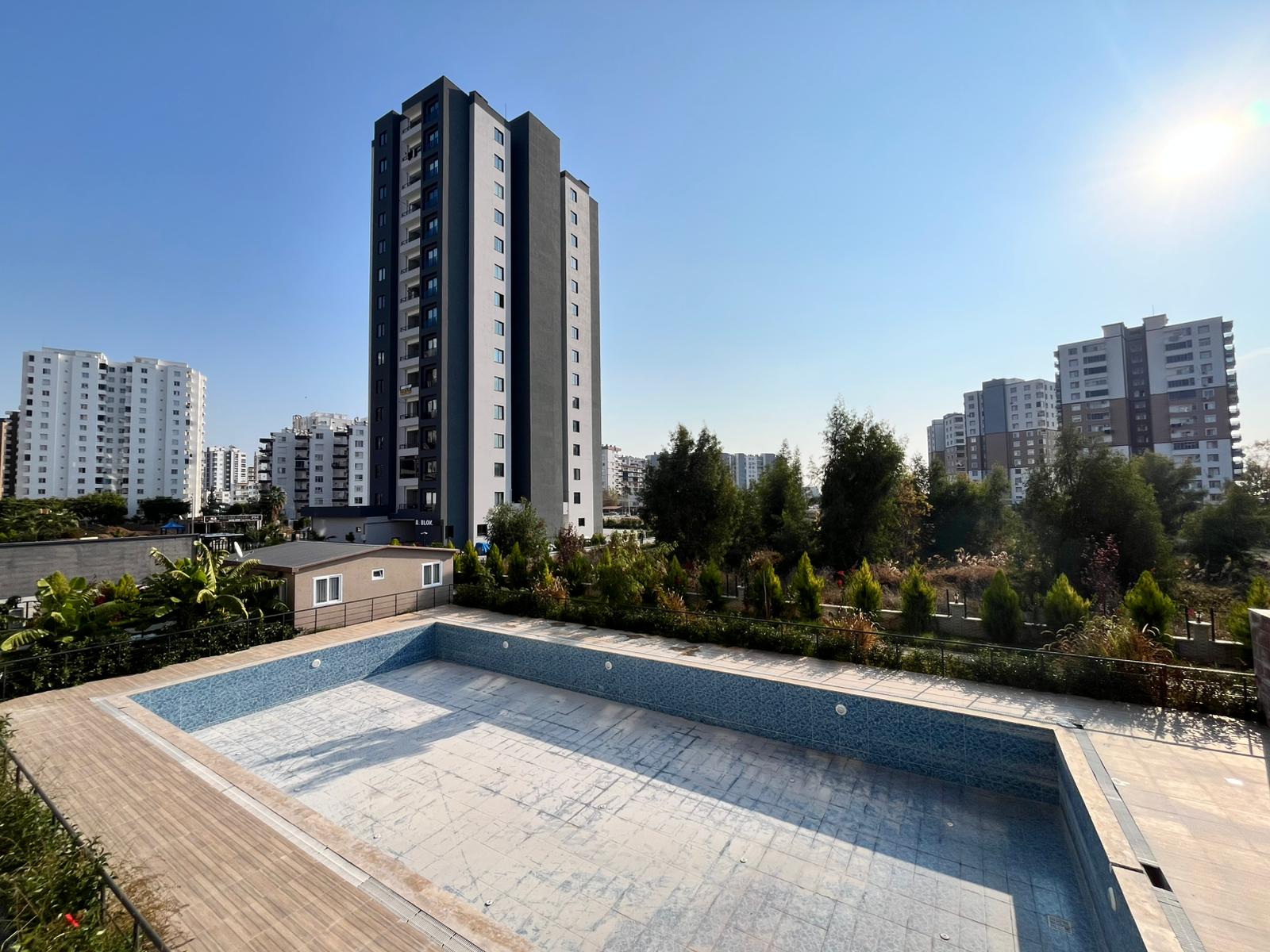 Moderne 2-roms leilighet nær stranden i Mersin Tomuk