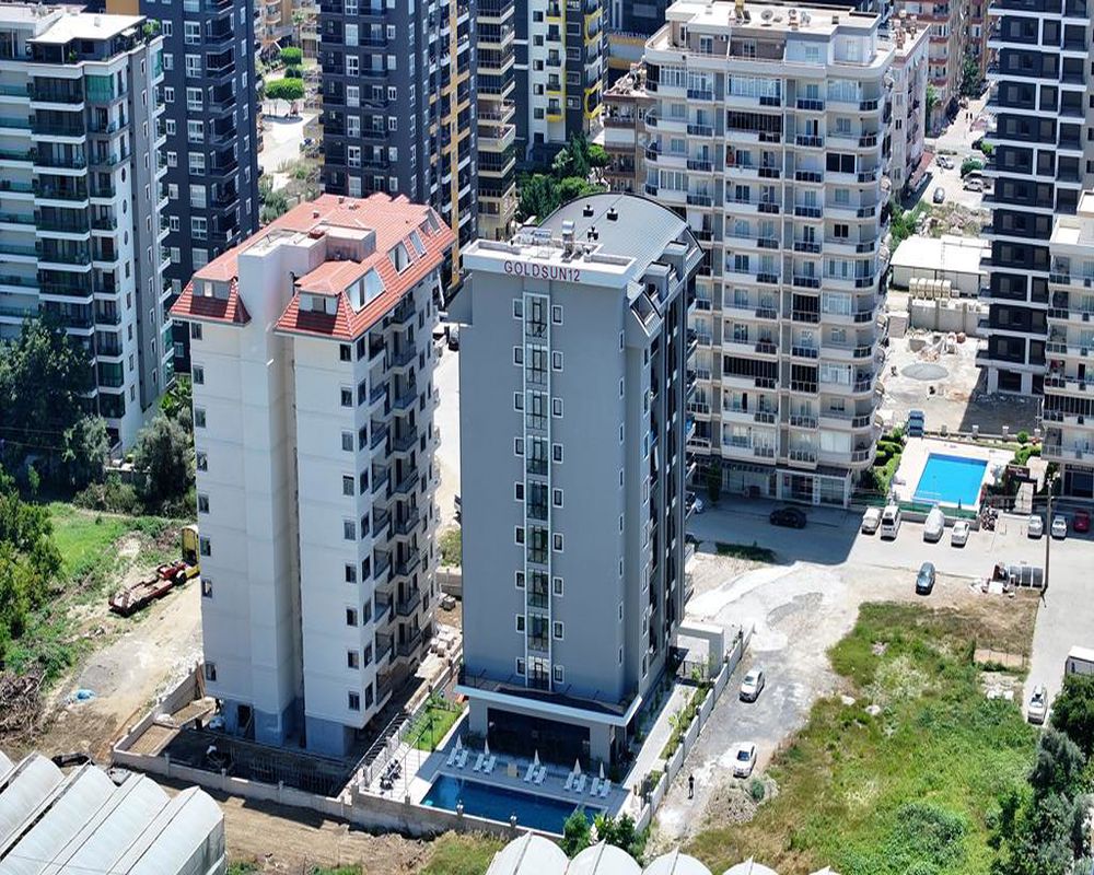 阿兰亚Mahmutlar现代豪华公寓：尊享完善配套与宜居花园