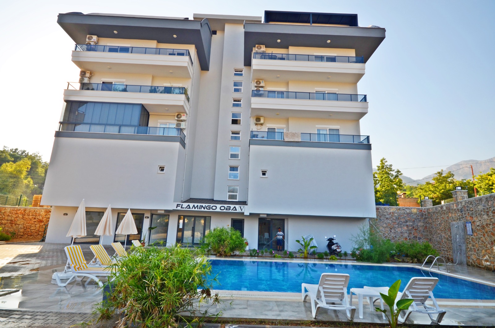 土耳其阿兰尼亚Oba区现代1+1公寓：坐拥泳池桑拿配套，尊享品质生活