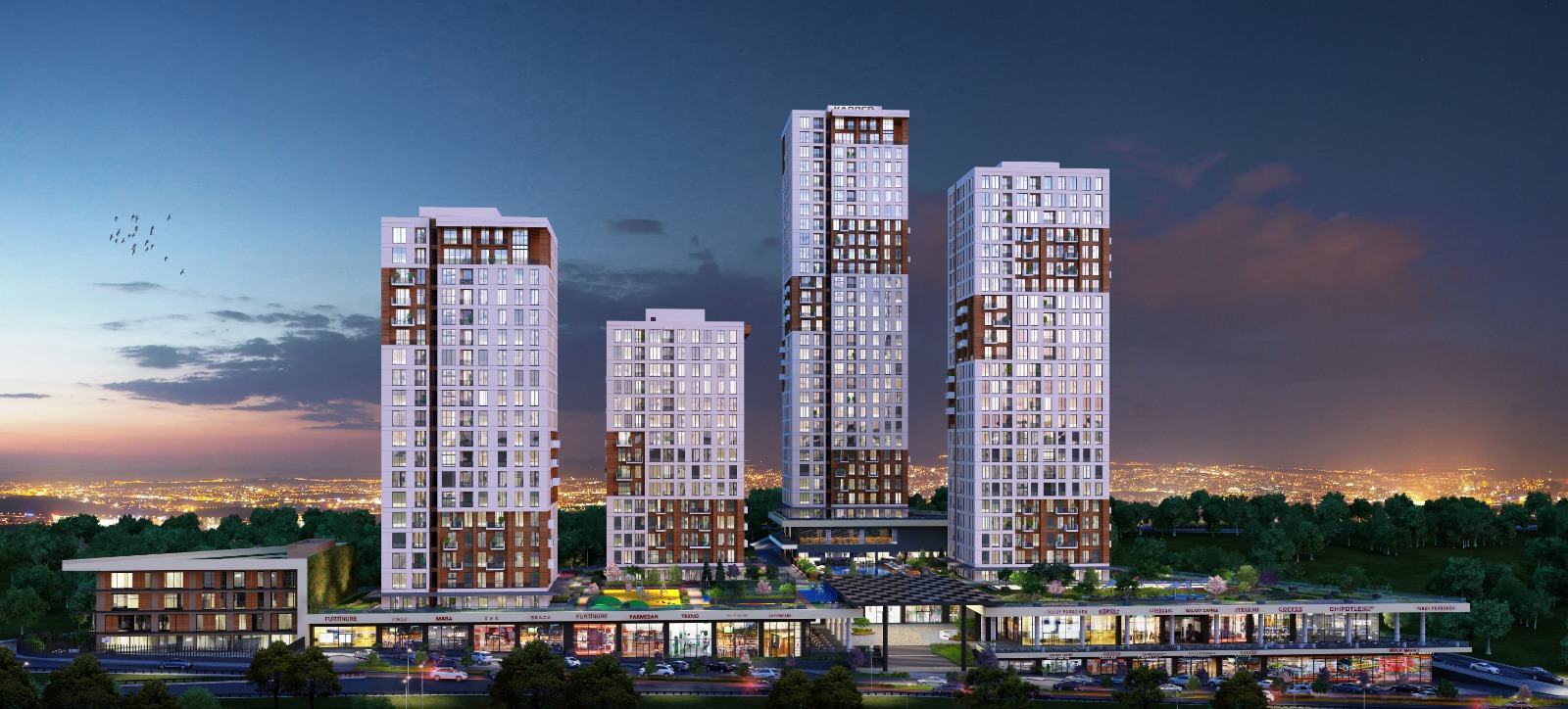 Premium Family Apartments for Sale in Istanbul with Extensive Amenities