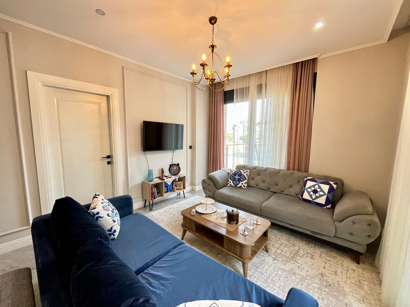 阿兰尼亚Oba区精装两居室公寓：拎包入住，尊享地中海高品质生活