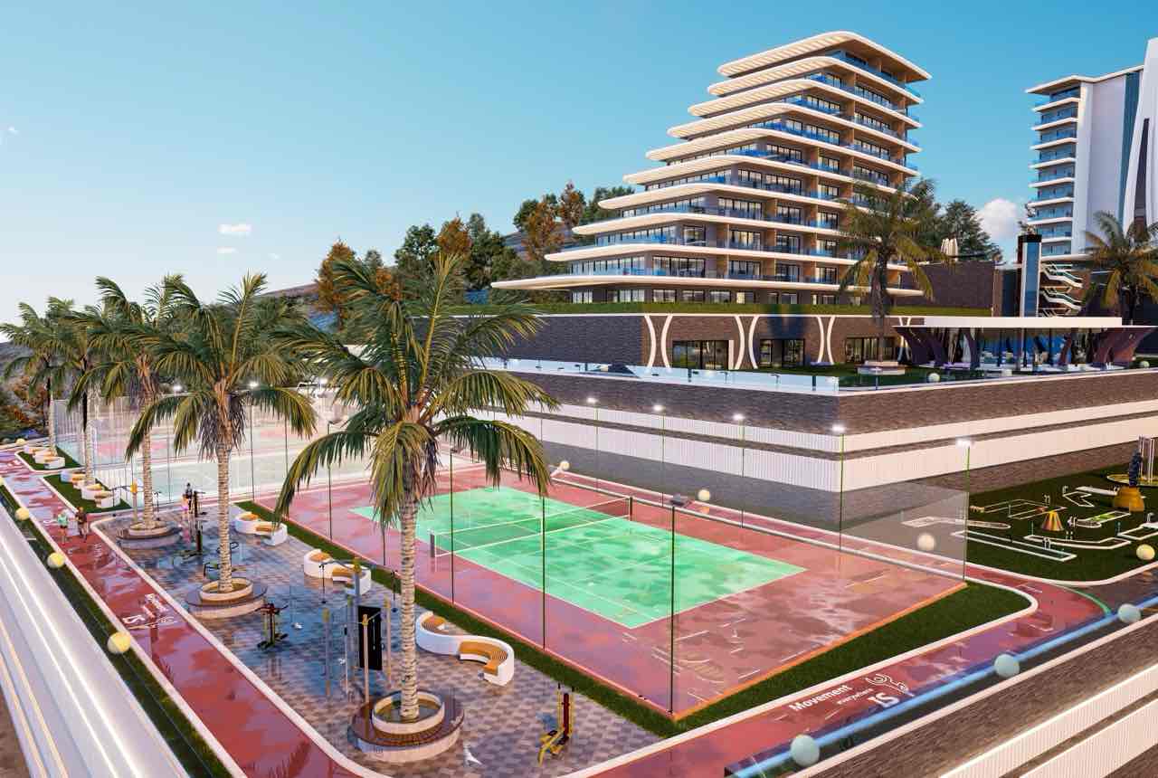 Kargıcak Alanya'da Sosyal Donatılı Lüks Aile Daireleri