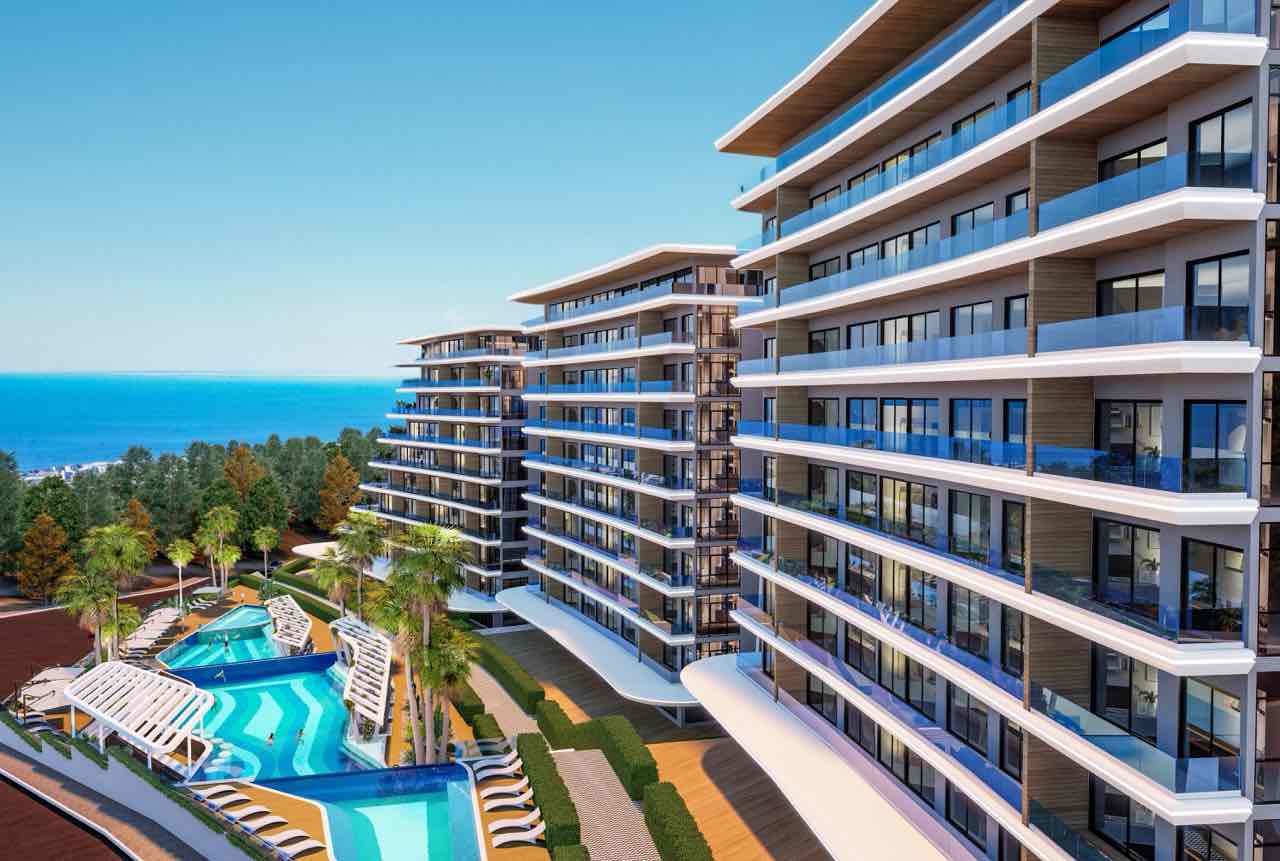 Expansive Family Apartments for Sale in Kargicak Alanya with Resort Amenities