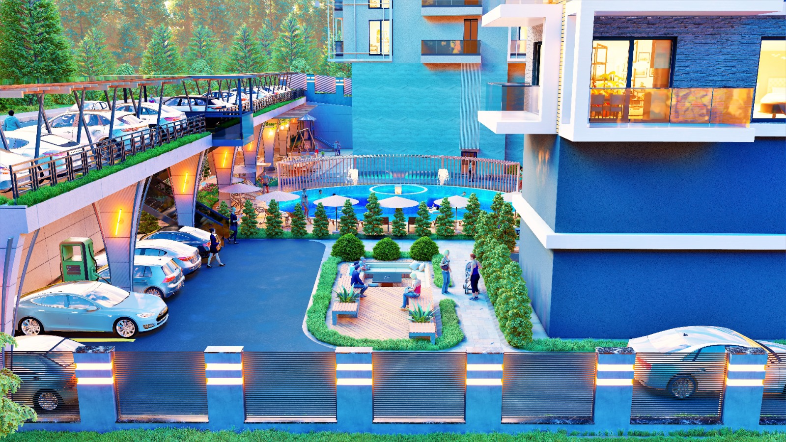 土耳其阿兰亚市中心现代豪华住宅：尊享顶级SPA与地中海品质生活