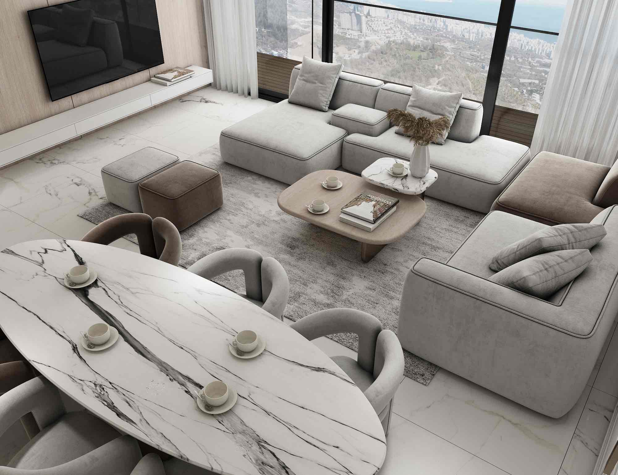 Kargıcak Alanya'da Sosyal Donatılı Lüks Aile Daireleri