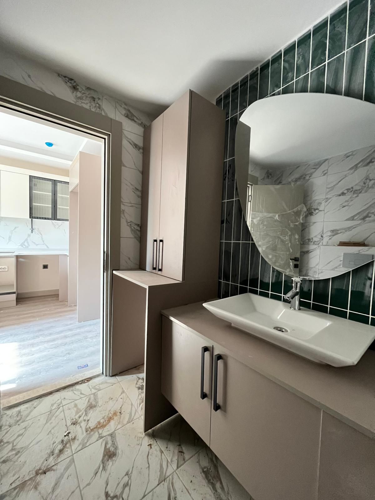 Moderne 2-roms leilighet nær stranden i Mersin Tomuk