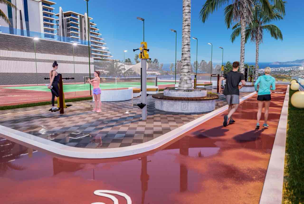 Kargıcak Alanya'da Sosyal Donatılı Lüks Aile Daireleri