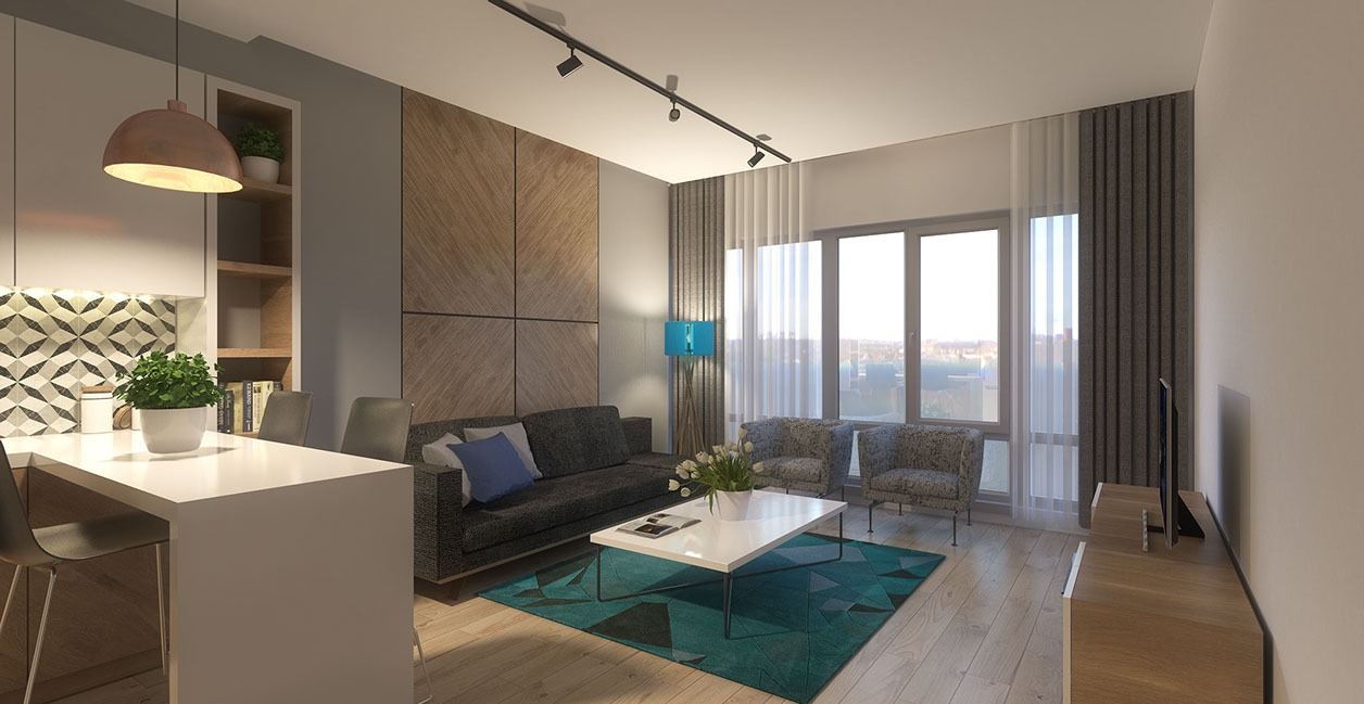 Modern Garden Apartment for Sale in Istanbul with Extensive Family Wellness Facilities