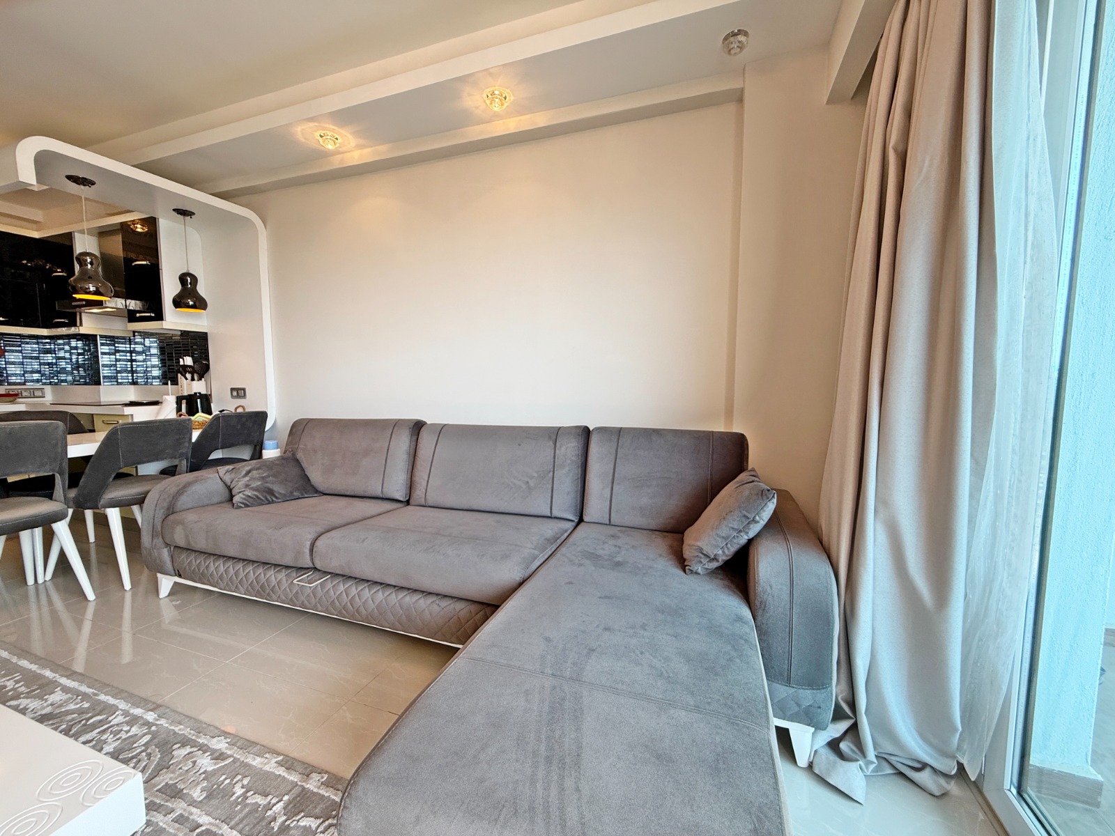 Moderne leilighet i Alanya med ferieanlegg-stil og familievennlige fasiliteter