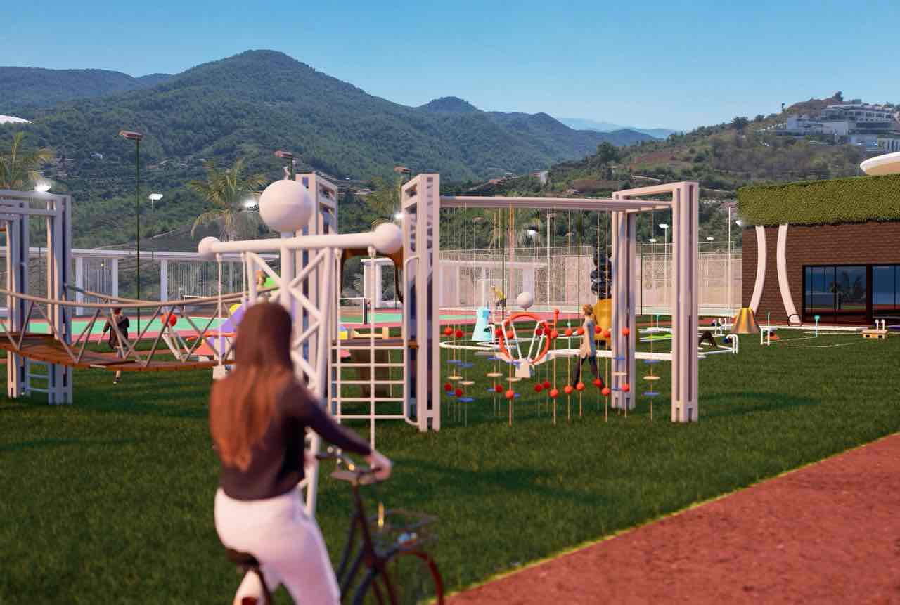 Kargıcak Alanya'da Sosyal Donatılı Lüks Aile Daireleri