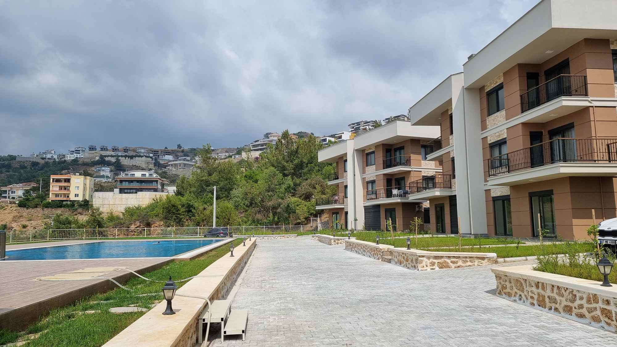 Møbleret duplex-lejlighed med privat have i Kargicak