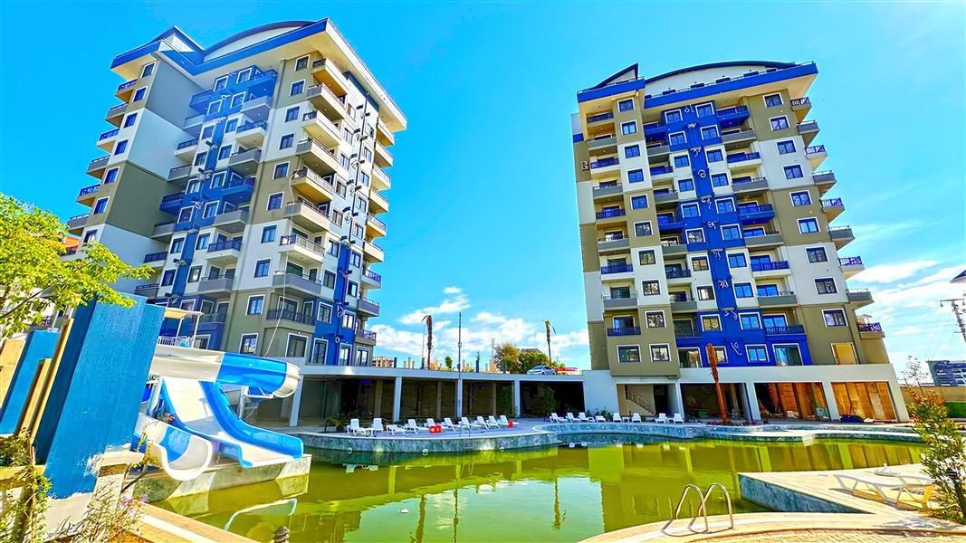 Stilfuld lejlighed med resort-faciliteter i Avsallar Alanya