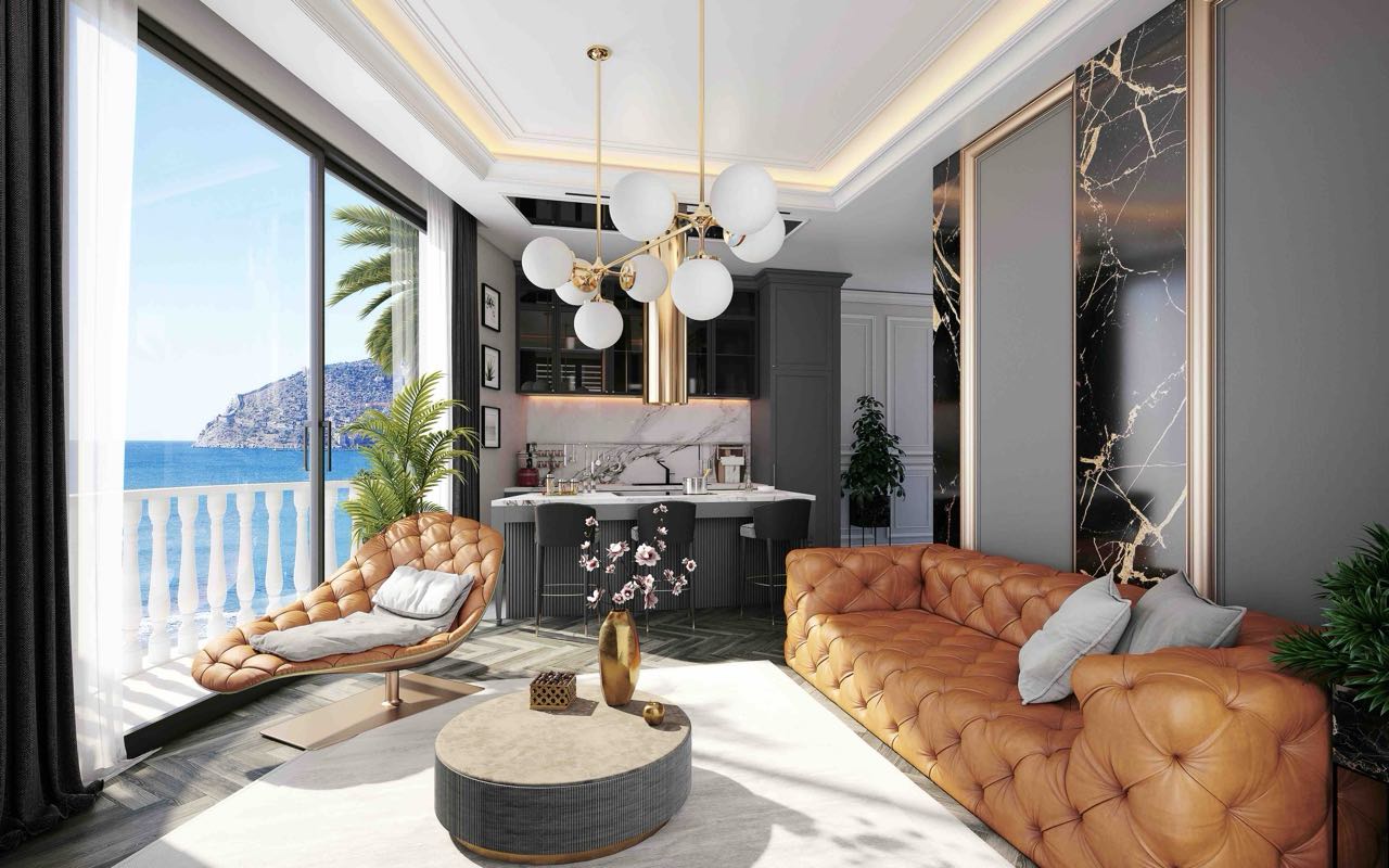 Contemporary Coastal Residence for Sale in Alanya Centrum with Extensive Facilities