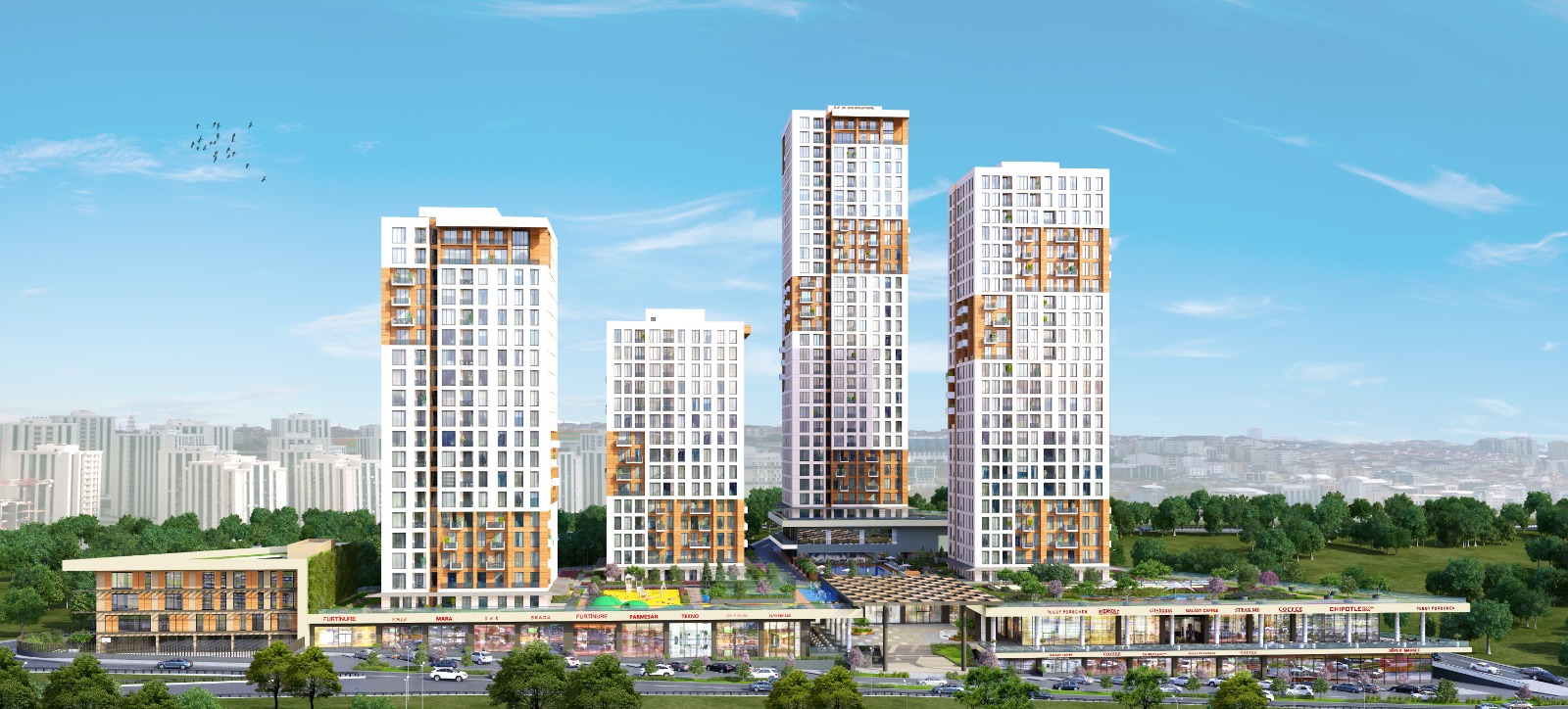 Premium Family Apartments for Sale in Istanbul with Extensive Amenities