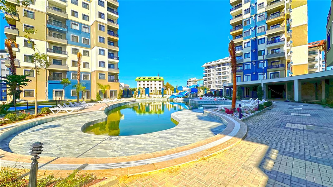 Stilfuld lejlighed med resort-faciliteter i Avsallar Alanya