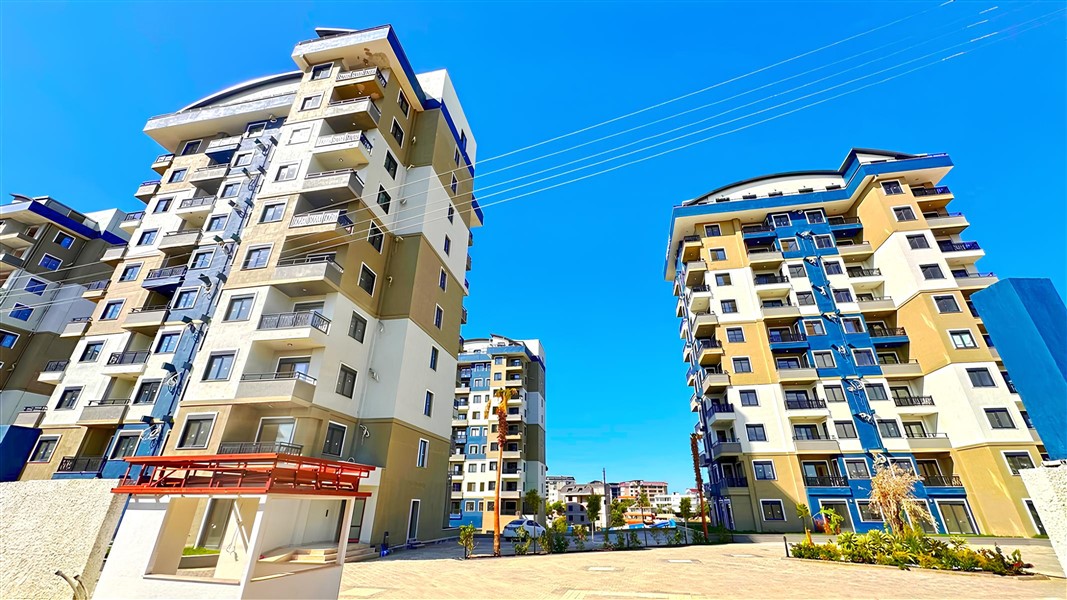 Stilfuld lejlighed med resort-faciliteter i Avsallar Alanya