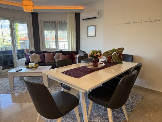 Alanya Kargıcak'ta Bahçeli ve Eşyalı Aile Villası