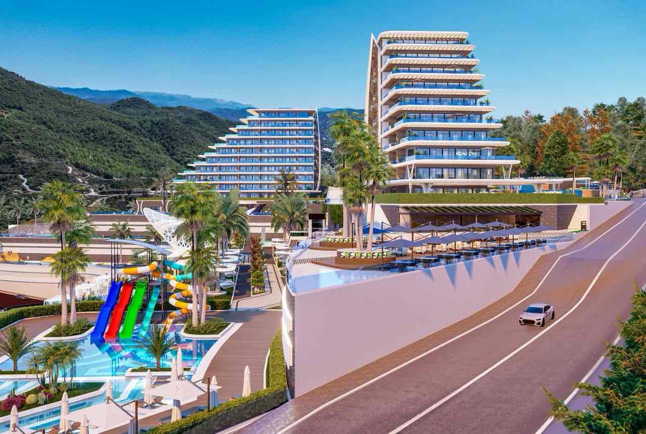 Kargıcak Alanya'da Sosyal Donatılı Lüks Aile Daireleri