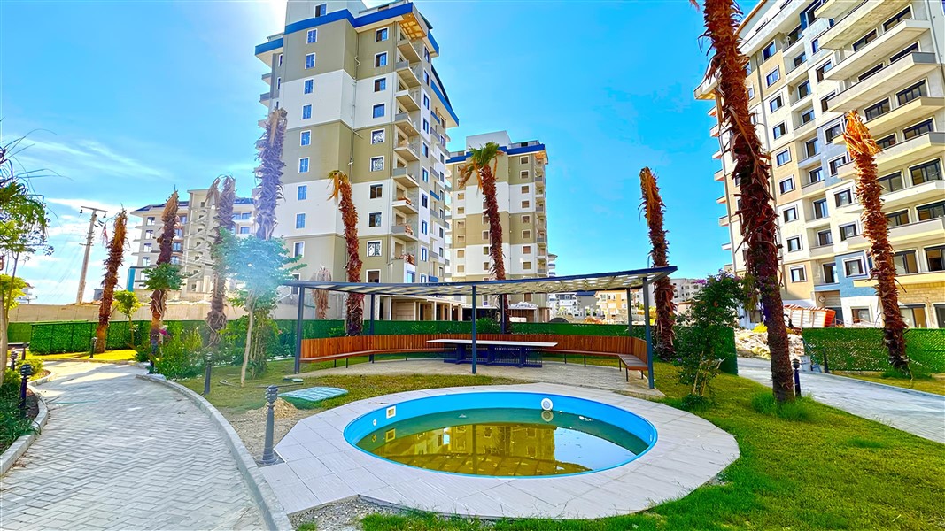 Stilfuld lejlighed med resort-faciliteter i Avsallar Alanya