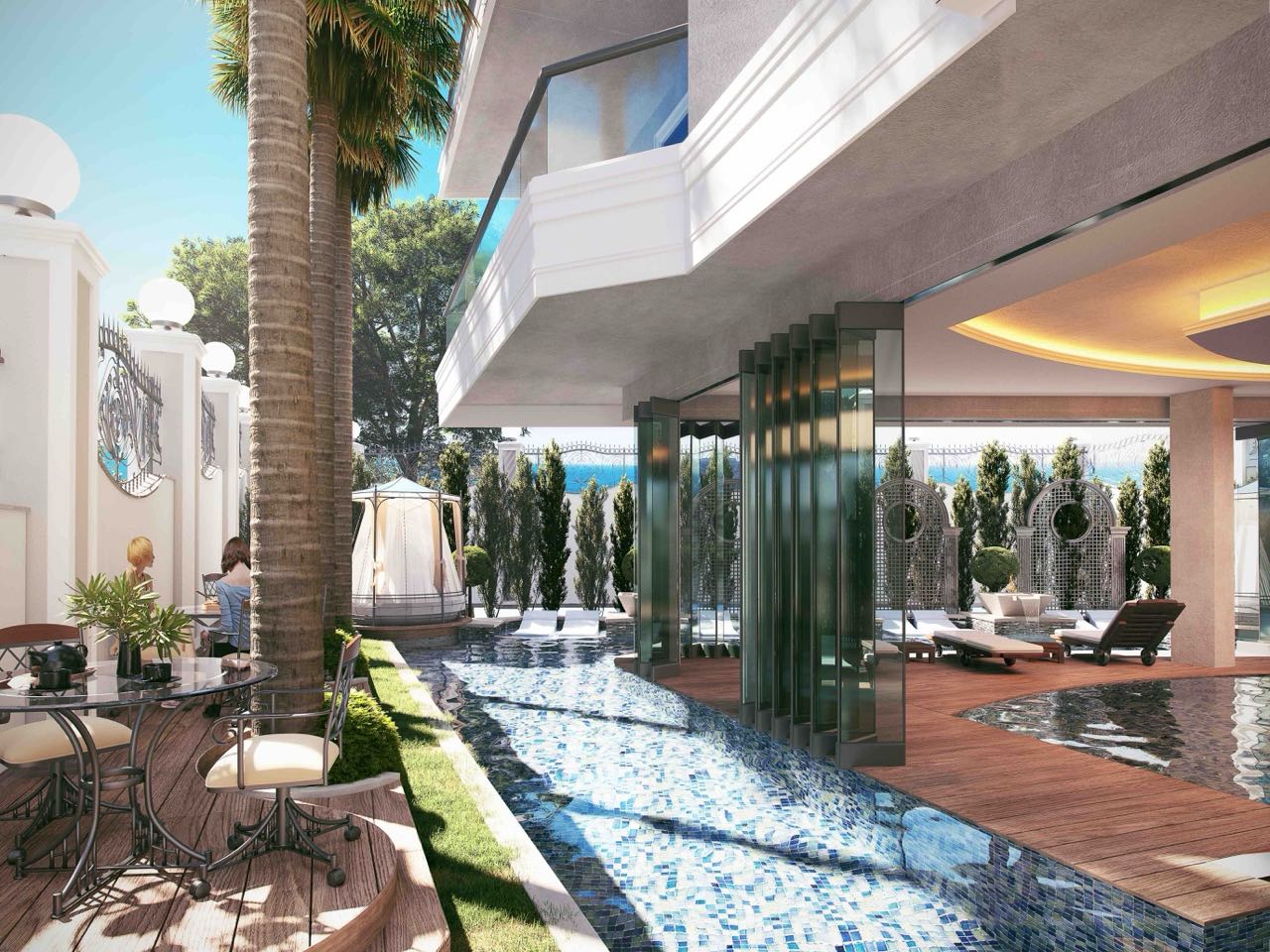 Contemporary Coastal Residence for Sale in Alanya Centrum with Extensive Facilities