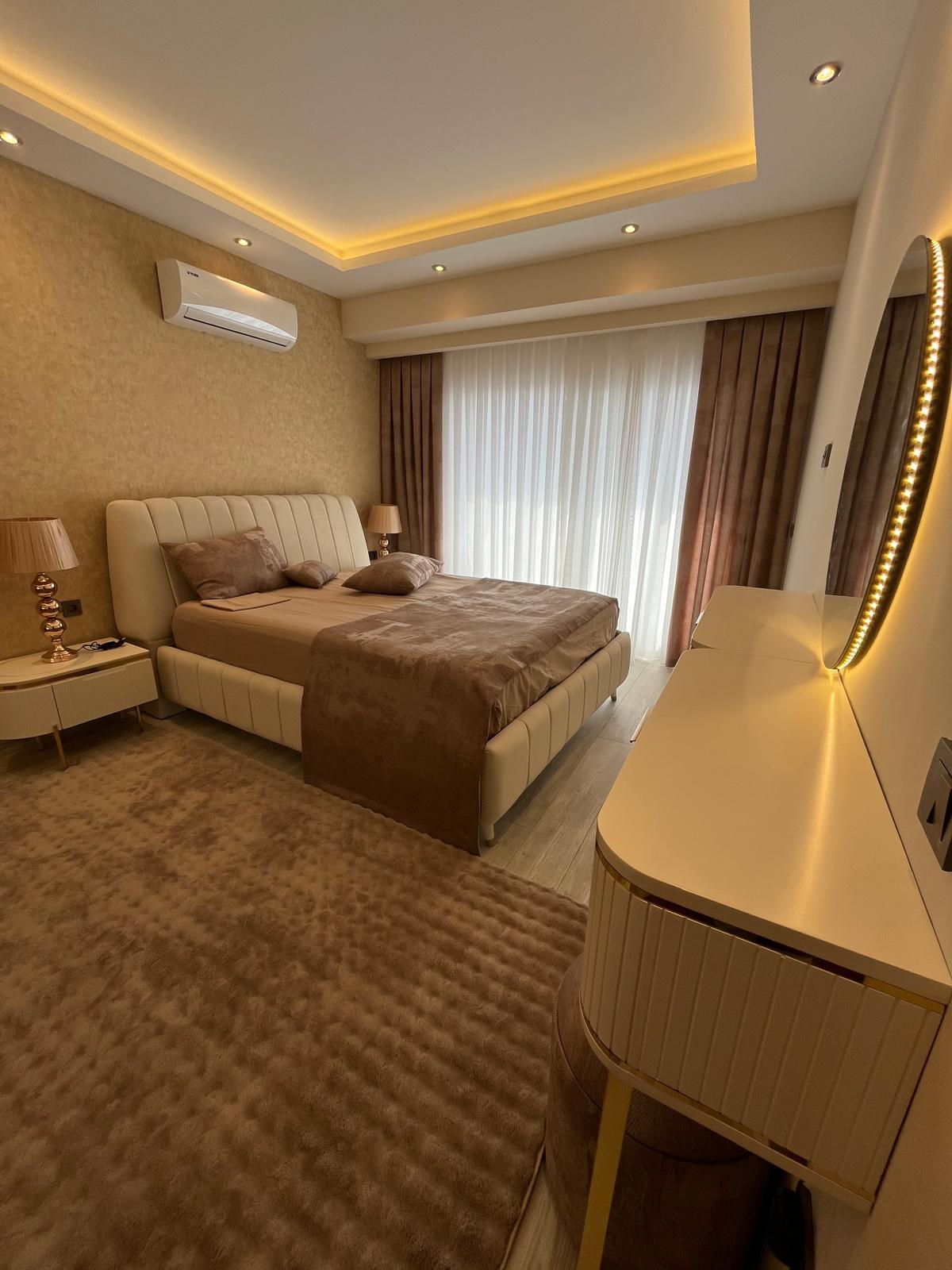 Spacious Modern Apartment for Sale in Hasbahce Alanya with Extensive Facilities