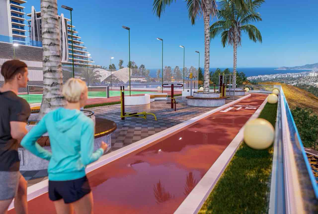 Kargıcak Alanya'da Sosyal Donatılı Lüks Aile Daireleri