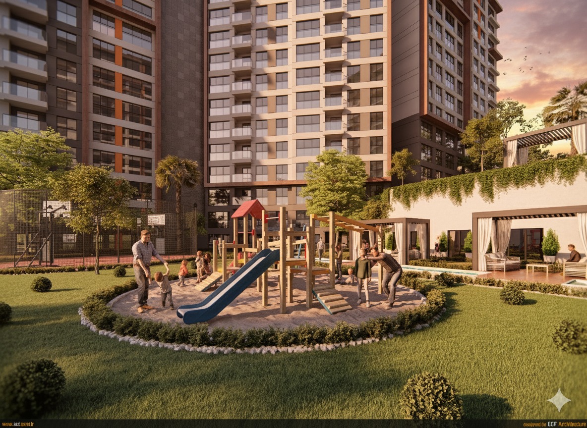 Moderne Eigentumswohnung in Antalya mit exklusiven Resort-Anlagen