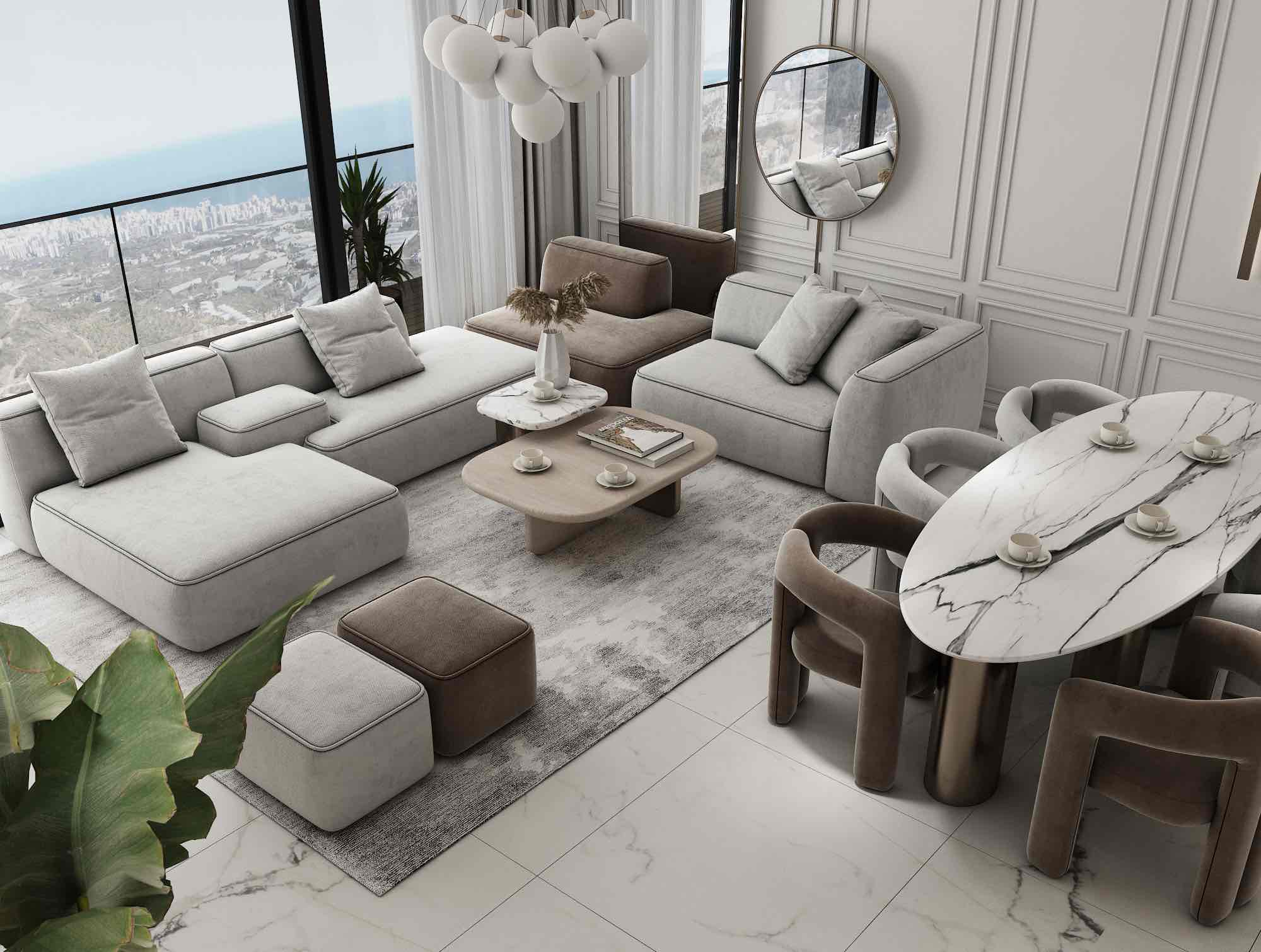 Kargıcak Alanya'da Sosyal Donatılı Lüks Aile Daireleri